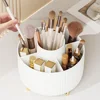 Makeup Brush Holder Organizer 360° Rotating Countertop Makeup Brush Organizer 5 Slot Makeup Organization and Skincare Storage 1