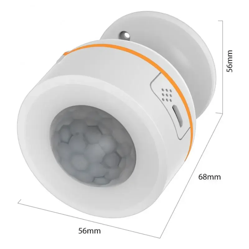 ZigBee Tuya Mini Motion PIR Sensor Detector Smart Life APP Wireless Remote Control Home Security System USB Charge Needed Hub