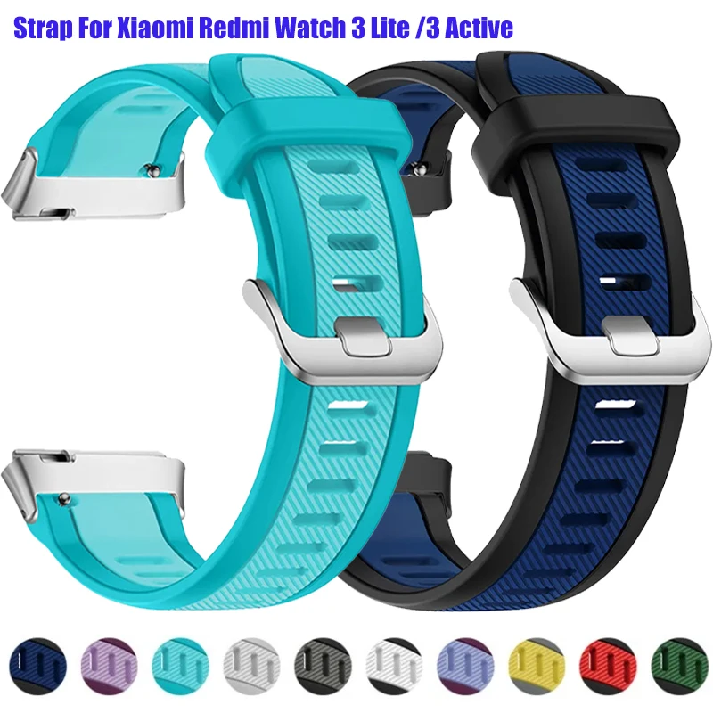Two-Color Silicone Adjustable Sport Strap