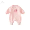 Dave Bella Baby Jumpsuit Creeper Bodysuit for Newborns 2023 Autumn Winter New Boys Girls Plush Romper Cartoon Lovely DB4237350 3