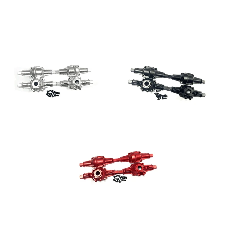 

Для FMS FCX24 2 комплекта металлическая передняя и задняя оси корпус 1/24 RC Crawler автомобиль аксессуары
