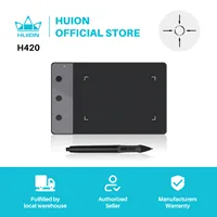 New HUION H420 Graphics Tablets 4″ x 2.23″ Professional Signature Digital Pen Tablets USB Art Drawing Tablets Black Online Teach