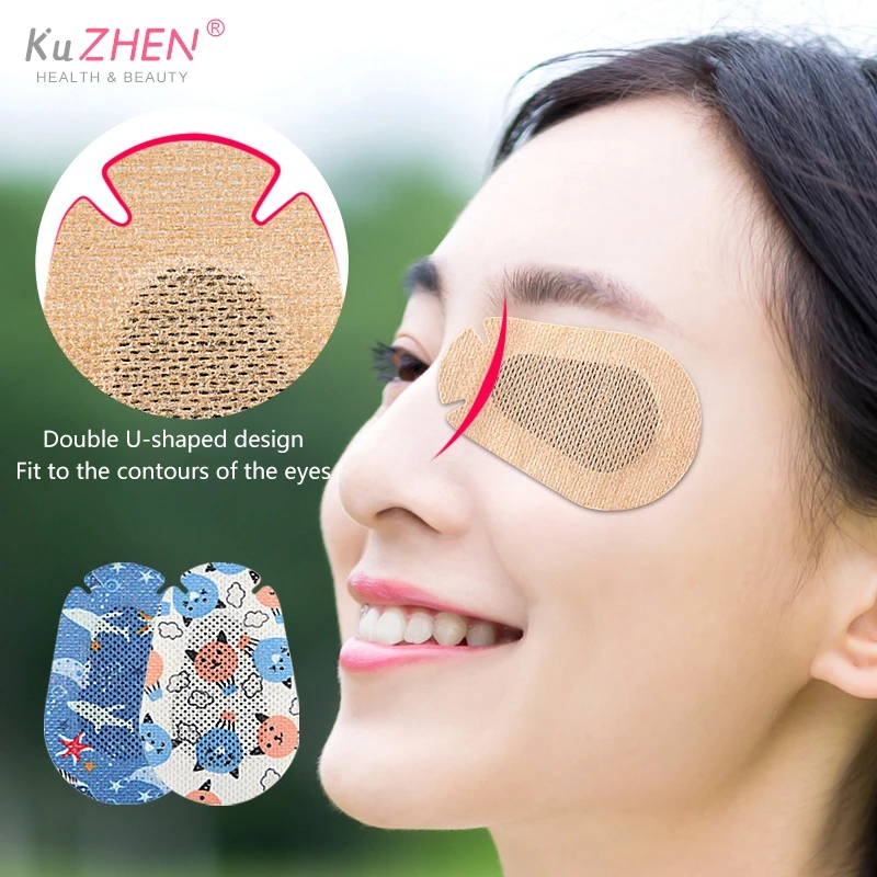 1 pz traspirante Amblyopia Eye Patch Band Aid maschera per gli occhi bambini monouso medico Sterile Eye Pad bende adesive Kit di pronto soccorso