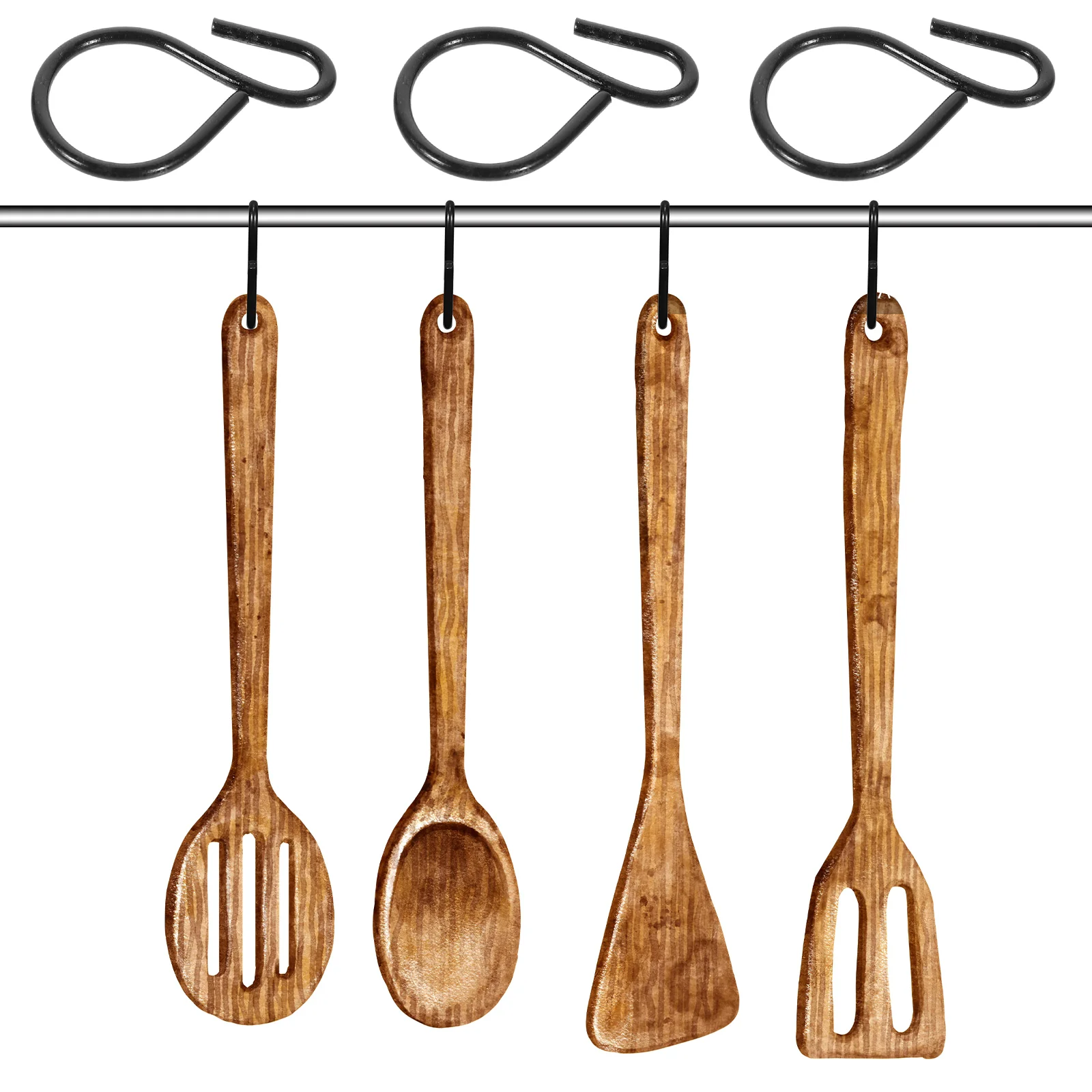 

Small Hooks S Hanging Hooks Bathroom Utility Hooks Metal Hooks for Flowerpots Cups
