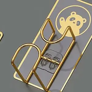1Pcs Punch-Free Sticky Bathroom Kitchen Traceless Washbasin Save Space Organizer Wall Mount Hook Holder Adhesive Storage Rack