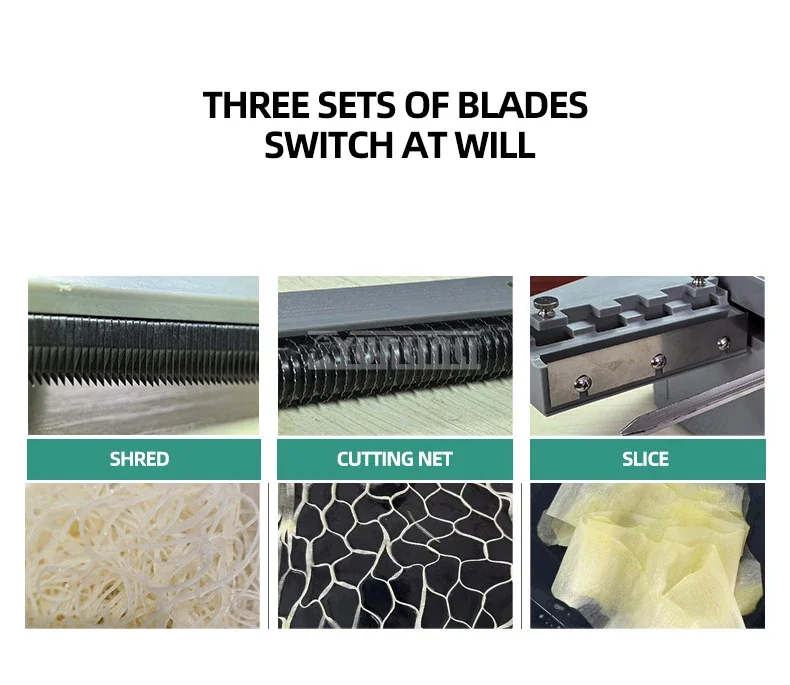 Description Picture 3 of itemElectric Vegetable Cutter Automatic Commercial Electric Wire Cutting Machine Potato Shredder