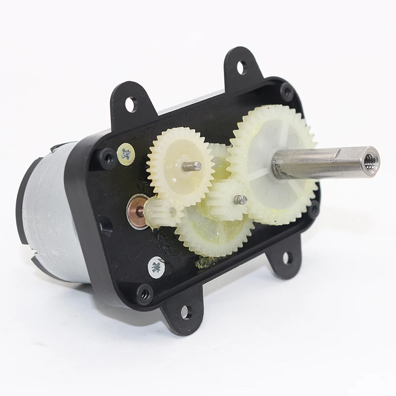 JS6839-520 DC 기어 감속기 모터, 소형 세탁기 수공예 전기 광고 라이트 박스 모터, 5V 200RPM