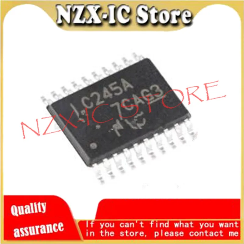 

5PCS/LOT Original authentic SN74LVC245APWR TSOP-20 three-state output eight-way bus transceiver chip