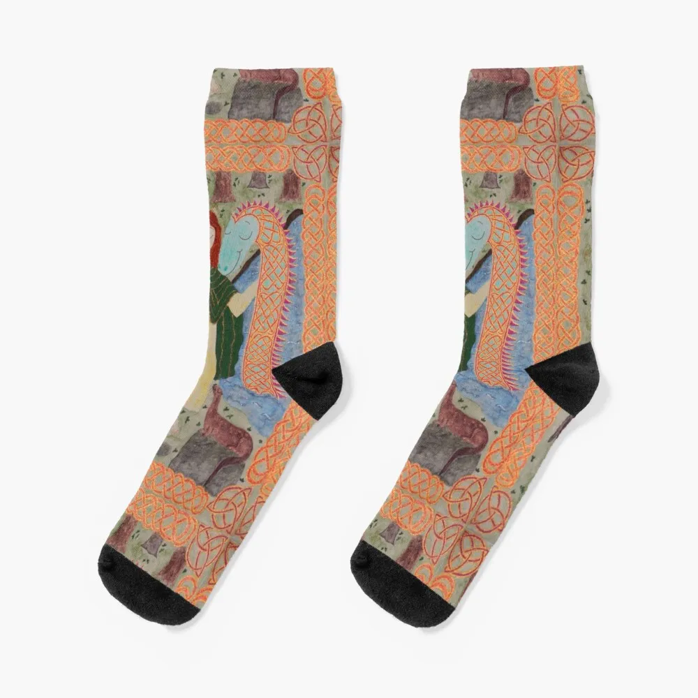 

Спортивные мужские носки Saint Kevin of GlendaloughSocks