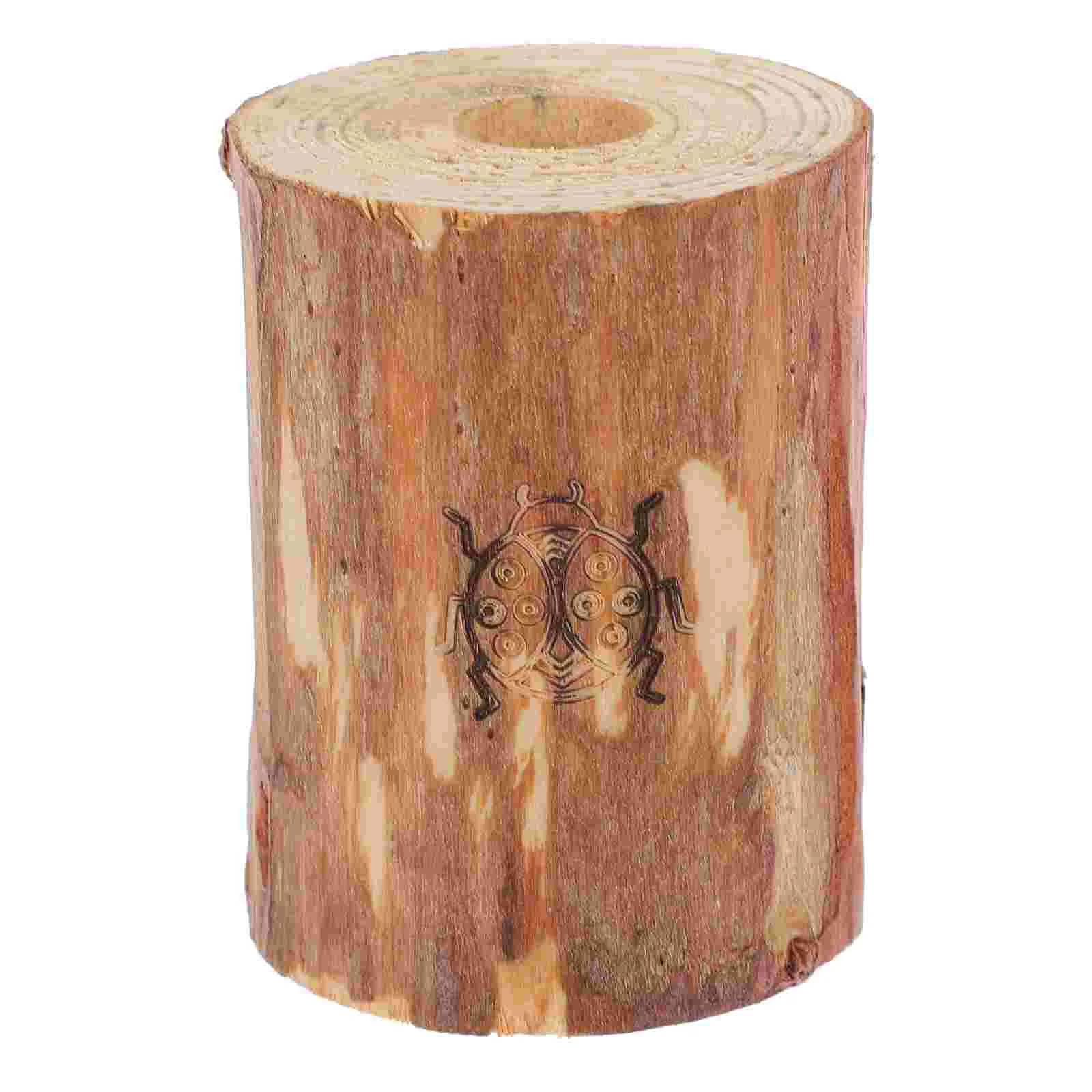 

Wooden Pen Holder Pens Plushies Stand Pencil Holders for Desk Single Hole Storage Rack Fountain