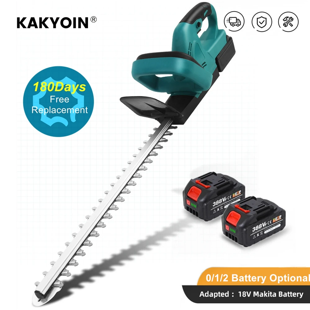 Description Picture 2 of itemCordless Electric Hedge Trimmer Dual-blade Garden Trimmer Tea Tree Hedge Trimmer Pruning Saw Lawn Mower for 18V Makita battery