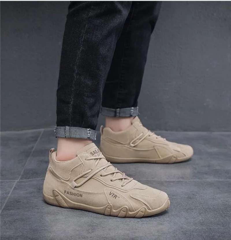 Bottines en cuir imperméables pour homme chaussures décontractées_voghion.com