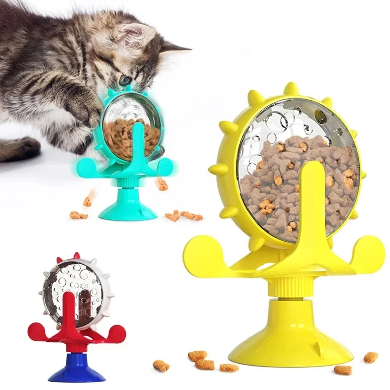 Brinquedo com vazamento de gato  Brinquedos de alimentação lenta