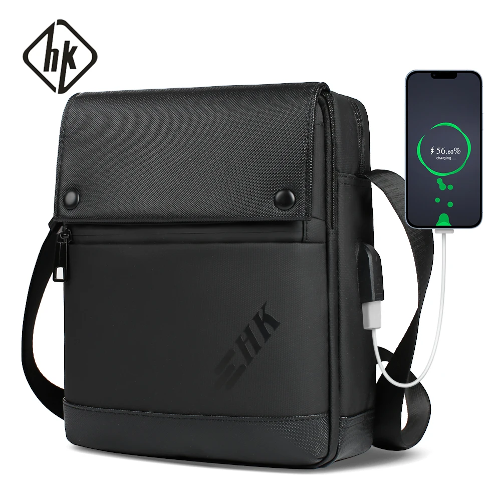 Homme Vintage Finest Qualité Cuir Bandoulière Messager Portable Sac