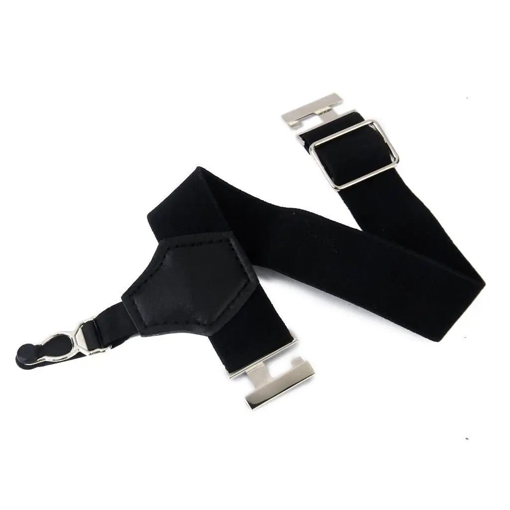 Unisex 1 Pair Elastic Strap Adjustable Suspenders Sock Suspender