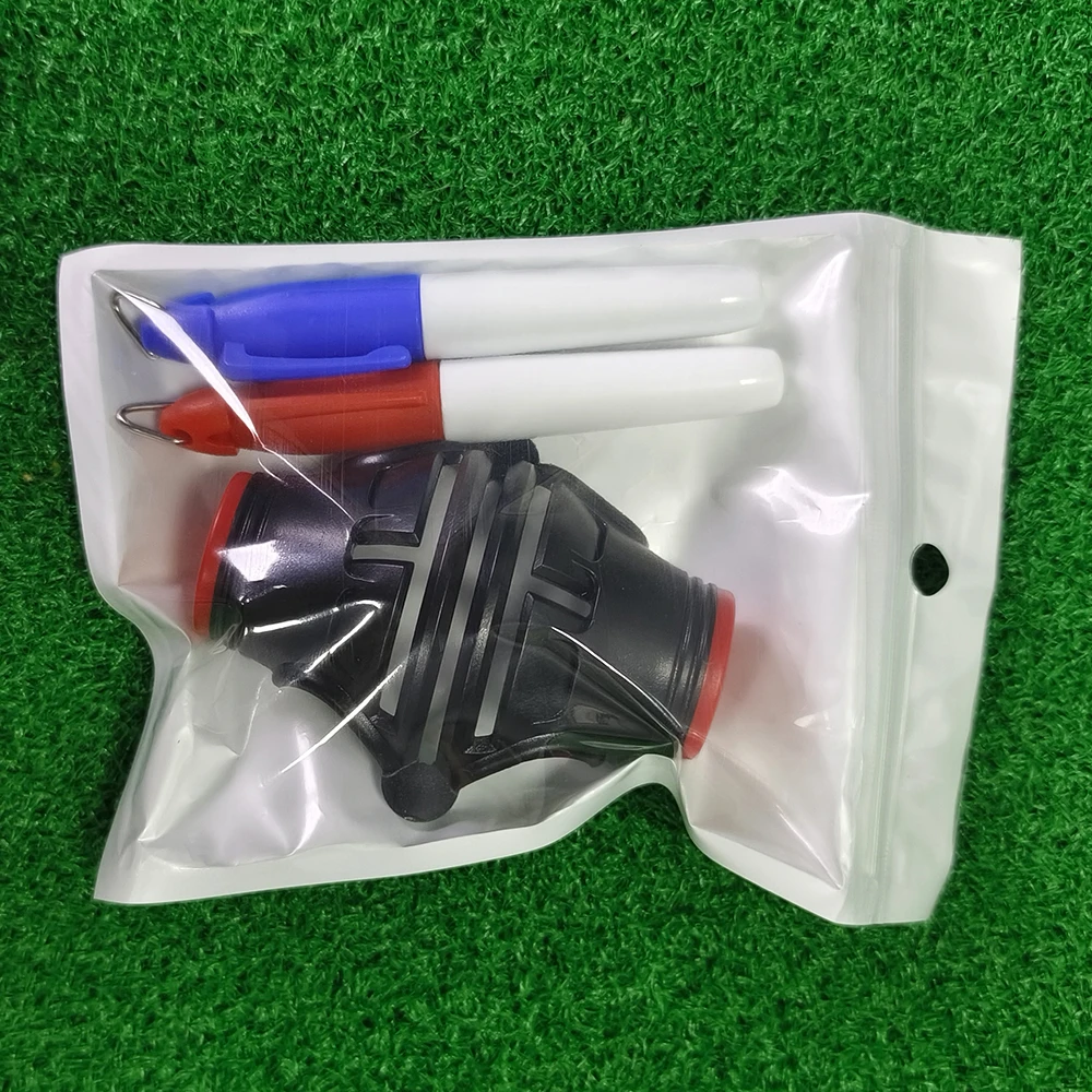 1Pcs Golf Ball Line Marker With 2Pens Drawing Marker Putting Practice Tool Golf Ball Mark Tool Alignment Putter Marking Liner 3