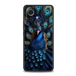 Peacock Pattern Soft TPU Phone Case - Elegant Animal Design Cover - Poco M3 (A7)