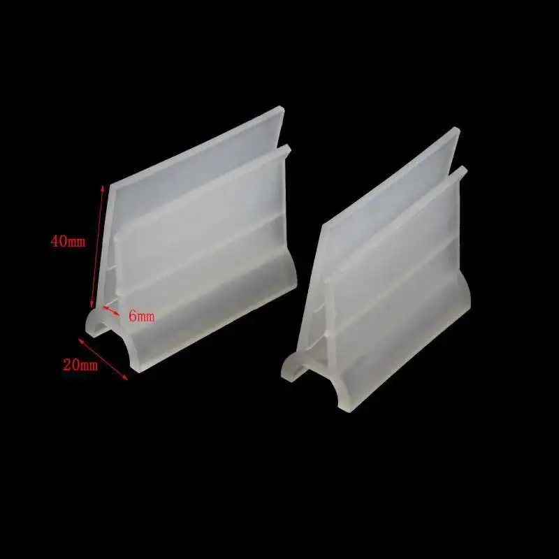 10 Stück Karton Big Clip Kunststoff PVC Klemme Display Bau U Snap Store Supermarkt Display Armaturen – Detail 4