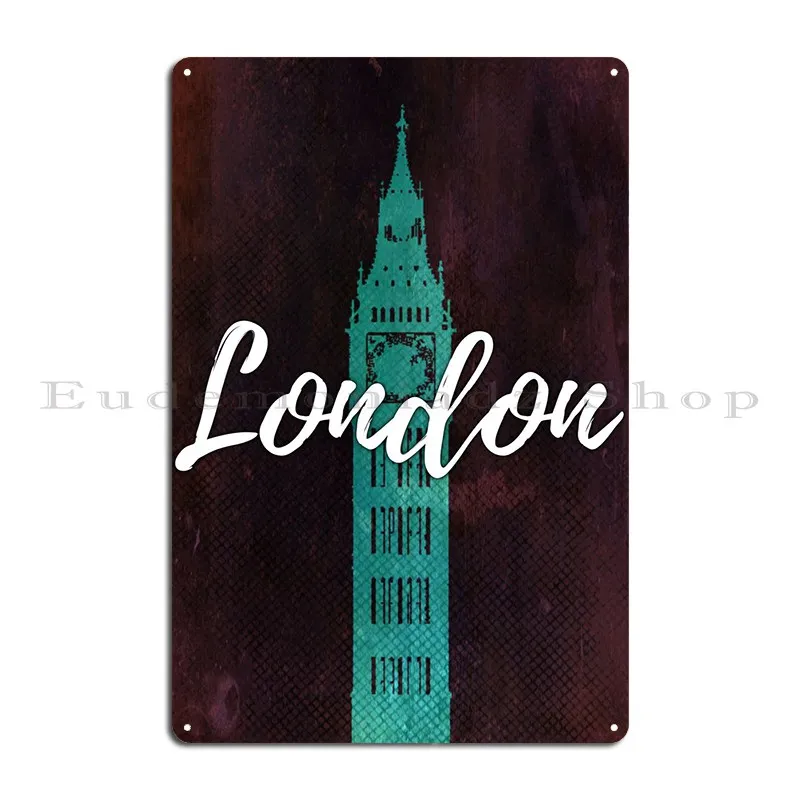 

Vintagelondon02 Metal Plaque Poster Garage Sign Customize Garage Rusty Tin Sign PosterWall Decoration