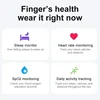 Smart Ring for Xiaomi Men Women Military Grade Titanium Steel Shell Health Monitoring IP68 & 3ATM Waterproof Multi-sport Modes 6