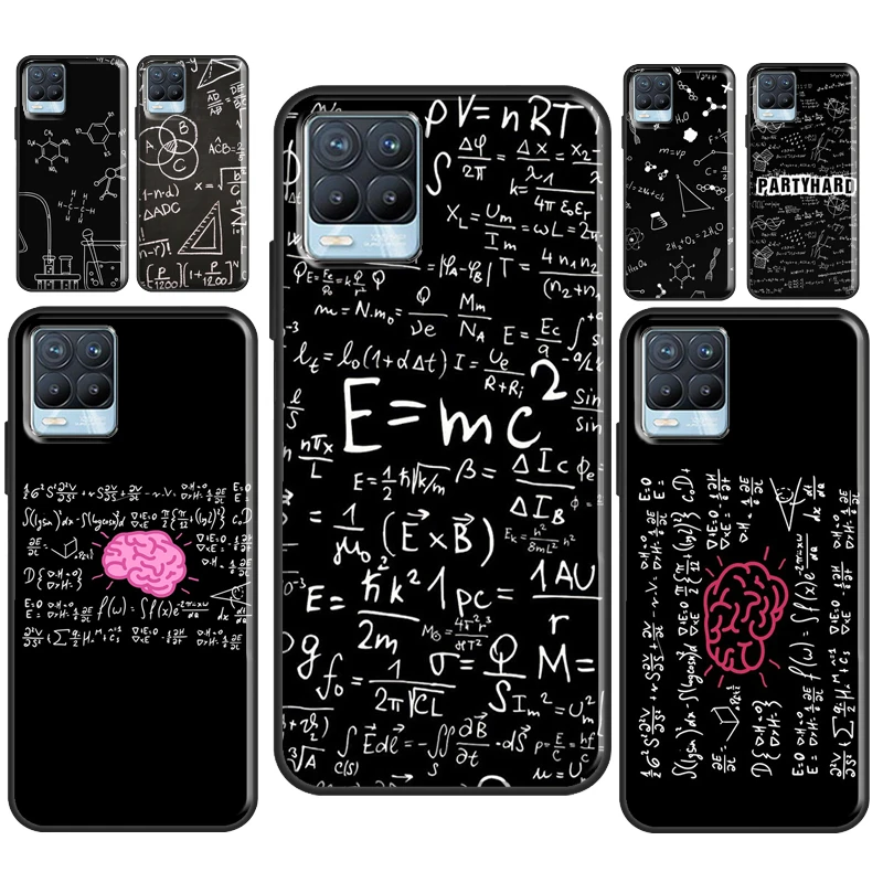 Simbolo Matematica Scienza Formula Fisica Per Oneplus 9 Pro 8T 9R Nord 2 Custodia Per Telefono Per Realme 6 7 8 Pro 8I Gt Master Gt Neo 2 C21