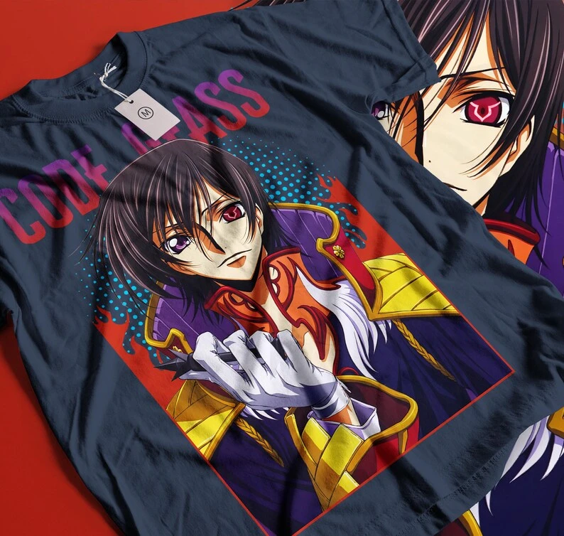 Code Geass Oversized Unisex Cotton Streetwear T-Shirt