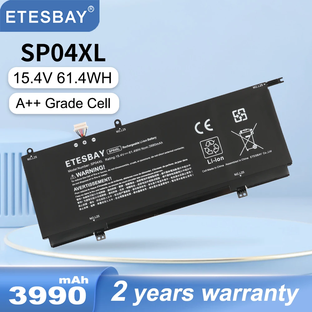 Bateria do Portátil para hp Spectre X360 13-ap0008ca 13-ap0010ca 13-ap0013dx 13-ap0023dx 13-ap0028ca 13-ap0000tu Etesbay-sp04xl