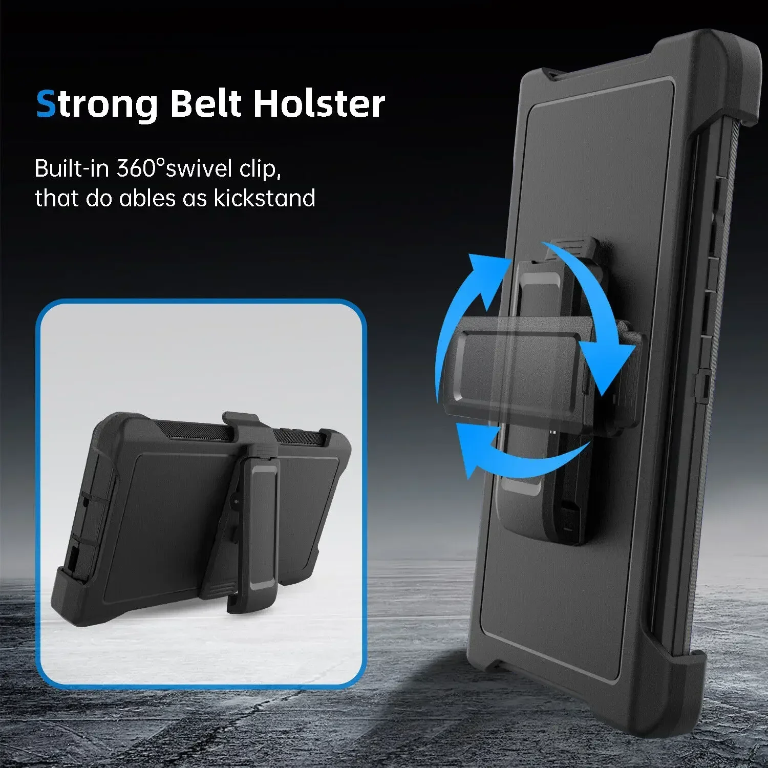 Rugged Armor Belt Clip Holster Case