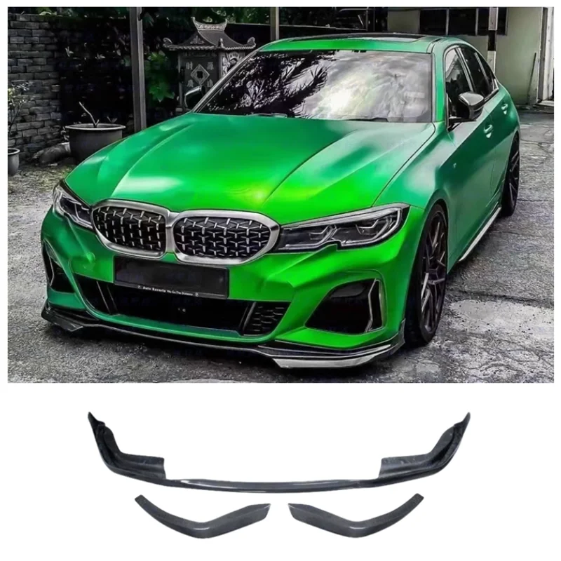 

For BMW G20 G28 328 Li330 2019 2020 2021 High Quality Carbon Fiber Bumper Front Lip Diffuser Spoiler Cover
