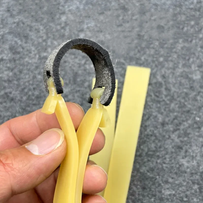 2pcs Rubber Band Outdoor Hunting Slingshot Accessories 3.0mm Wide and Thick High-quality Latex High Elasticity Flat