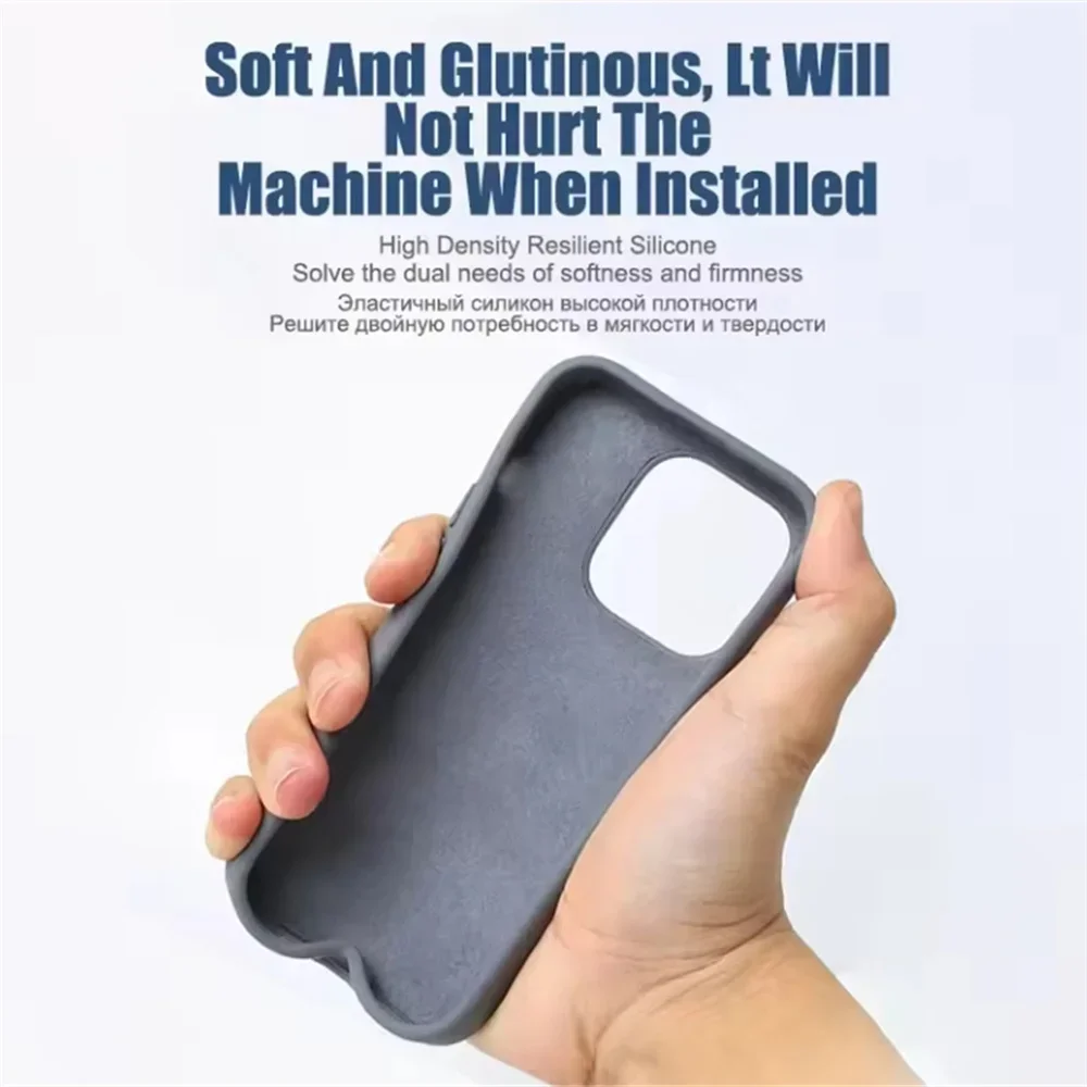 Stoßfeste Handyhülle Aus Flüssigsilikon Für Iphone 15 16 Pro Max_voghion.com