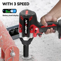 ONEVAN 1800N.M clé à chocs électrique sans brosse 1/2 pouces batterie Lithium-Ion outil électrique sans fil pour Makita 18V batterie broche 4