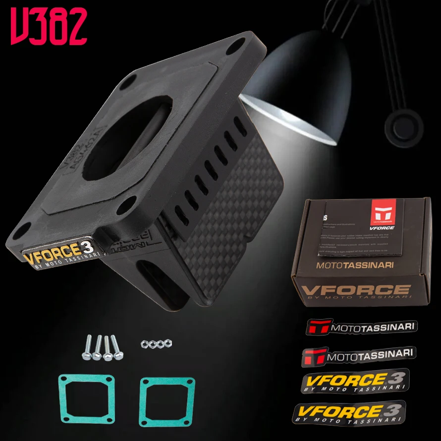 

V Force 3 герметичный клапан в сборе для Yamaha YZ85 YZ80 DT100 DT175 TY175 TY250 AT2 AT3 02-15 V382S-A Reeds Palhetas