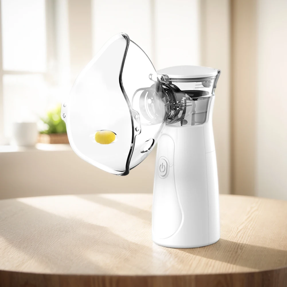 Description Picture 5 of itemPortable Nebulizer Handheld Mesh Nebulizer Mini Inhaler Ultrasonic Atomizer Machine Home Travel Inhalator Nebulizador Masks