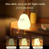 Night Lights for Kids Pear Shaped Cute Silicone Nightlight 7 Colors Dimmable Night Lamp USB Charging for Bedroom Bedside Room 4