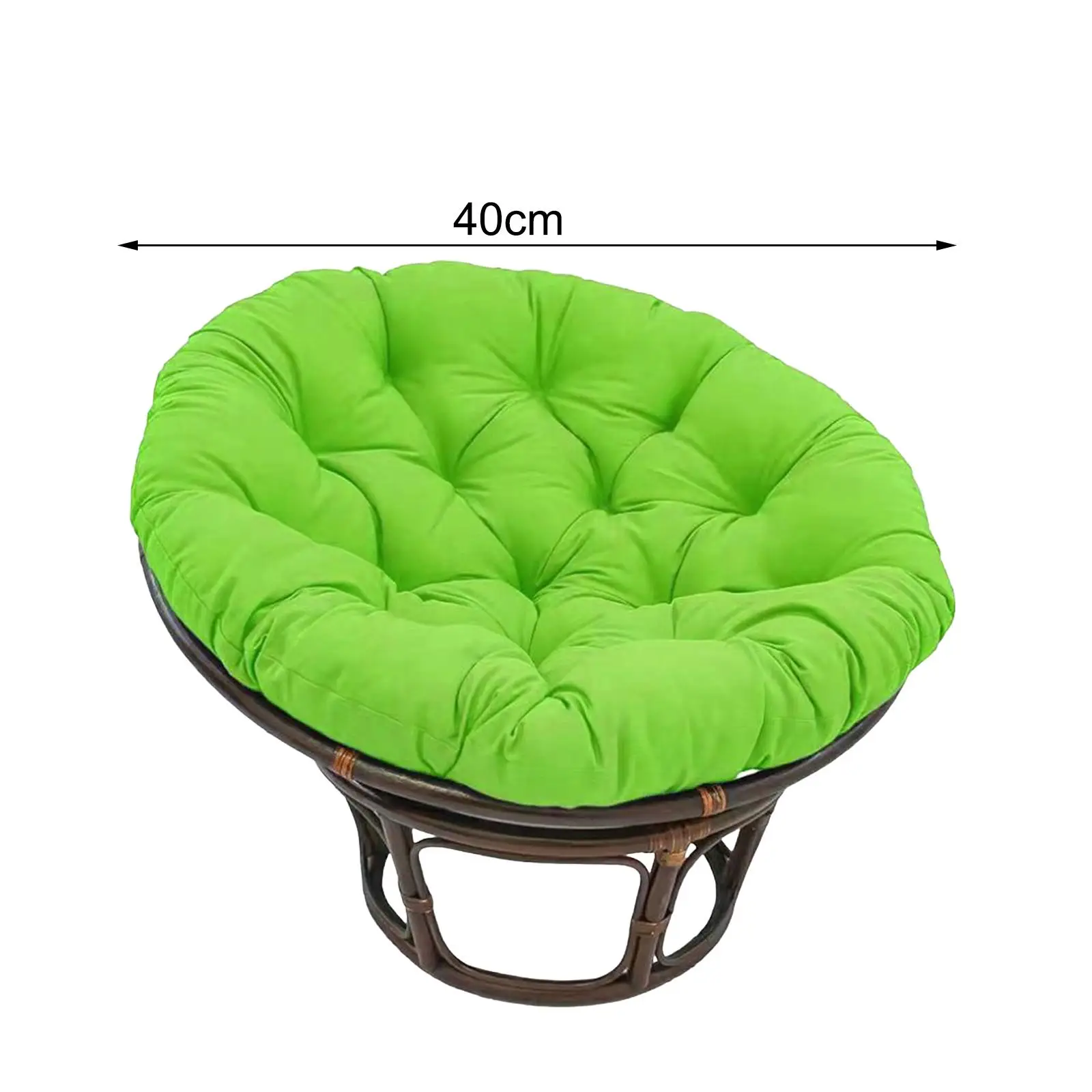 Outdoor Seat Cushion, Round Rattan Cushion, Hanging Basket Chair Cushion for Swing Chair Hammock Wicker Chair Rocking Chair