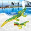 2Pcs PVC Swimming Pool Funny Water Toys Blow Up Crocodile Toy Inflatable Toys Inflatable Crocodile Alligator Balloon 3