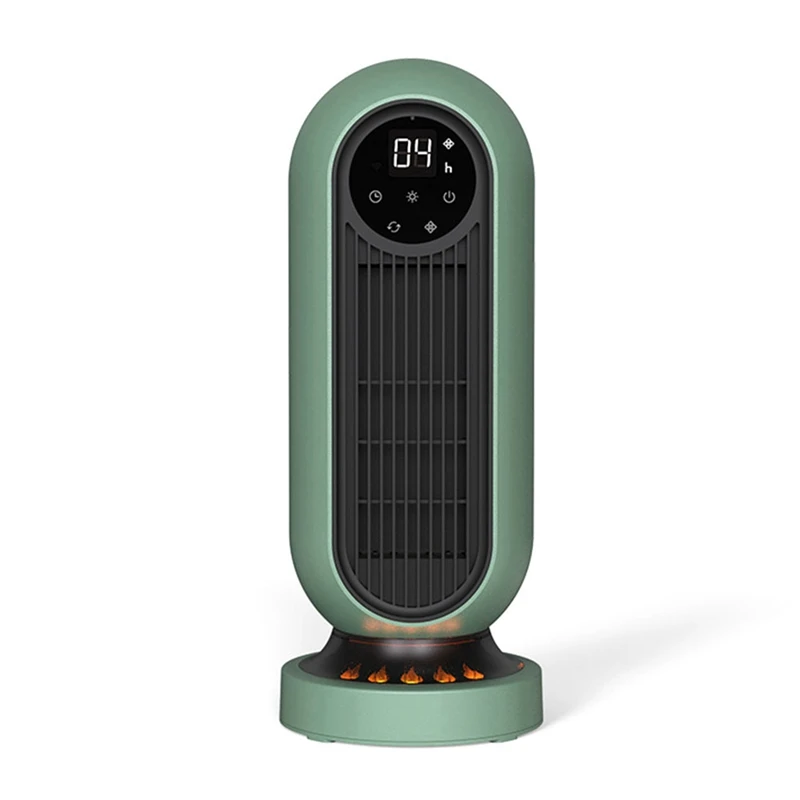Space Heater, 2000W Portable Ceramic Tower Heater, Oscillating Electric Space  Heater With LED Flame Light,EU Plug - AliExpress