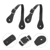 2 Pcs Adjustable Riding Belt With Spurs Premium Pu Leather Straps Equestrian Horse Riding Supplies Durability Boot Accessories 6