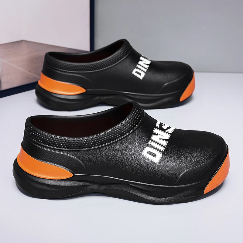 

New Eva Slippers For Men Winter Men's Casual Work Shoes Bathroom Kitchen Thick Bottom Waterproof Anti-slip Outdoor Snow Boots