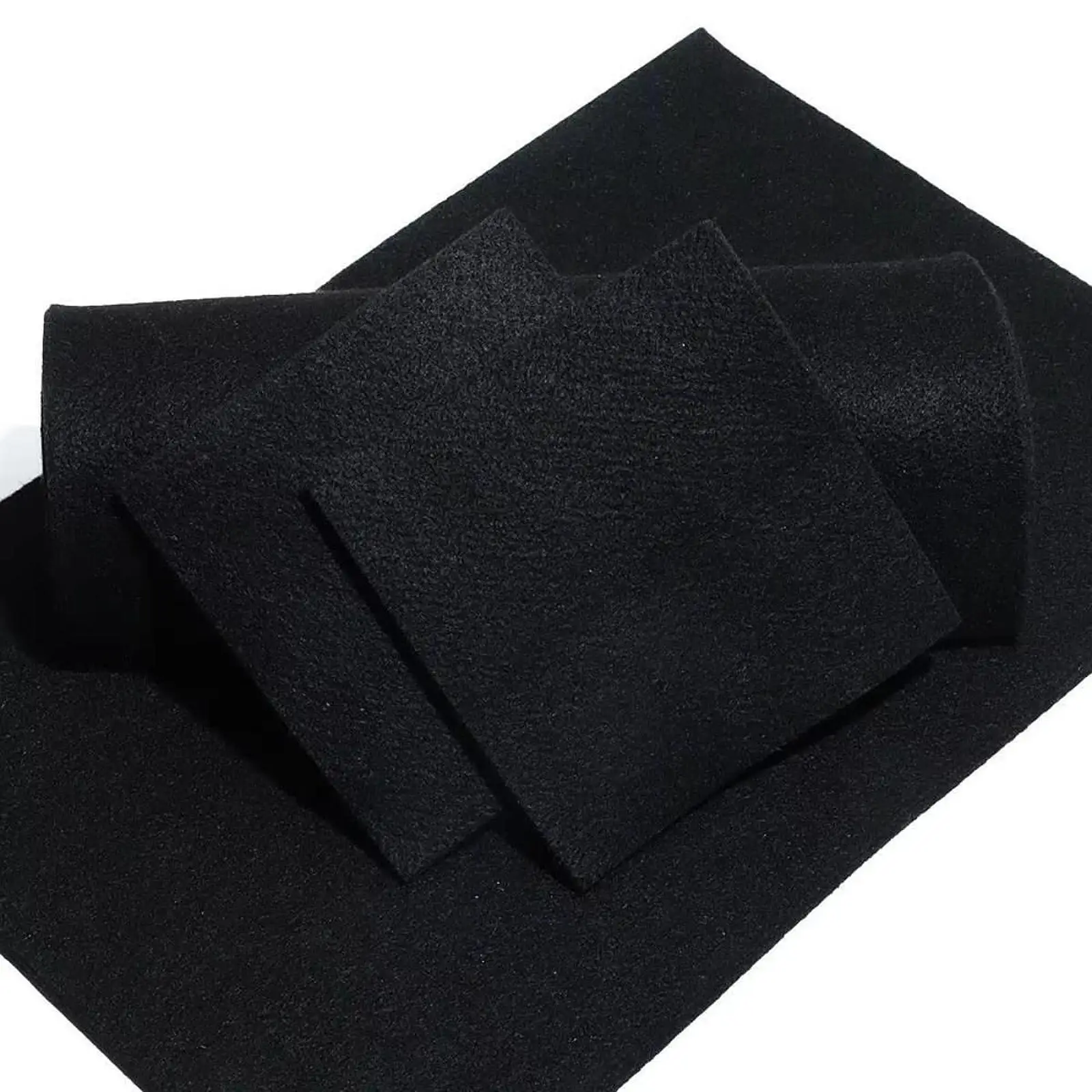 Fireproof Welding Blanket Heat Shield Black Flame Retardant Fabric Fire Resistant Pad