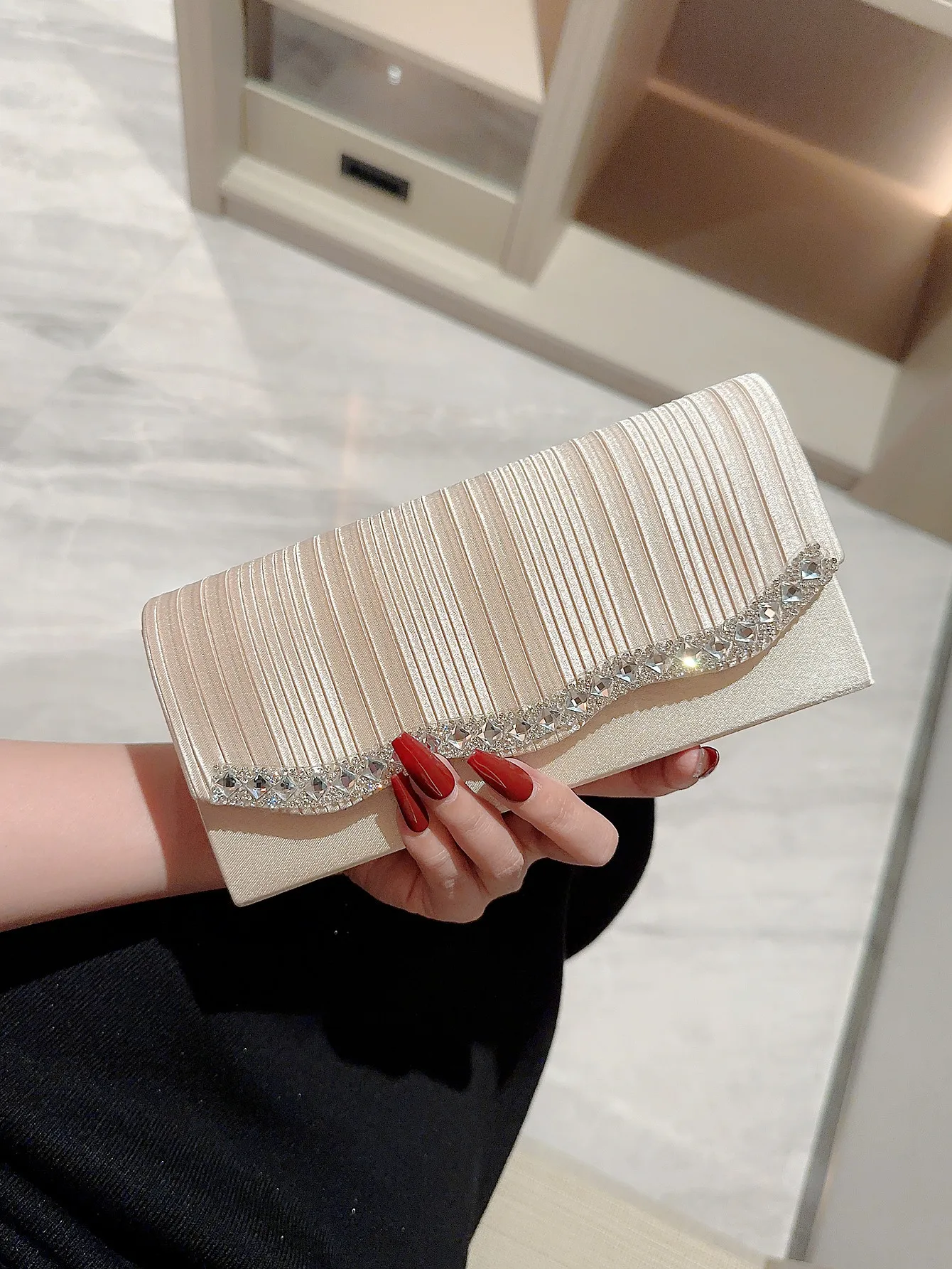 Luxury Women Evening Bags Diamond Luxury Clutch Bag Party Diamonds Lady Chain Shoulder Bag Handbags for Purse 2023 New Fashion