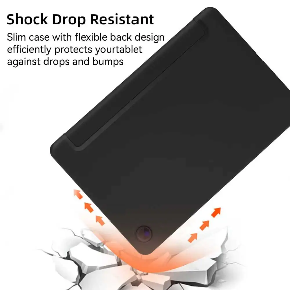 Smart Auto Sleep Wake Liquid Silicone Tablet Case Cover - Enhanced Protection