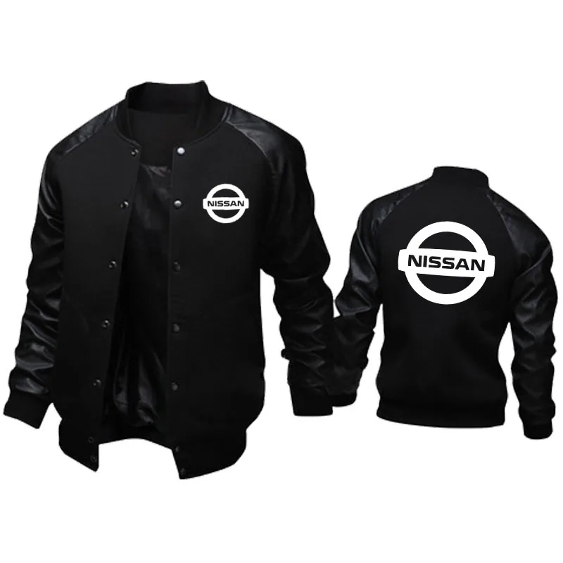Leather Sportswear Jacket Jacket Mens Winter Nissan Nissan