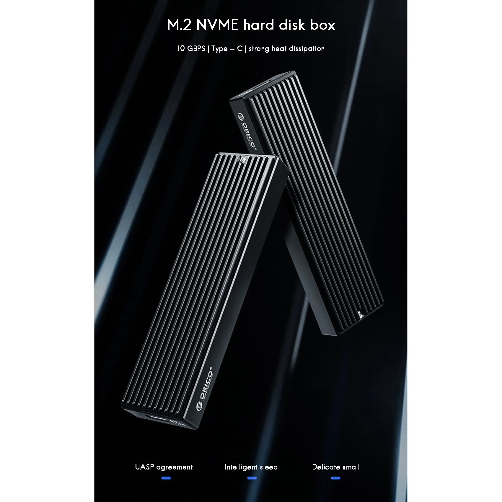 ORICO HDD Ŭ ڽ M2PV-C3,  2230, 2242, 2260/2280, CŸ M.2 NVME, ָ Ʈ ̺ ̽, USB3.1, 10Gbps