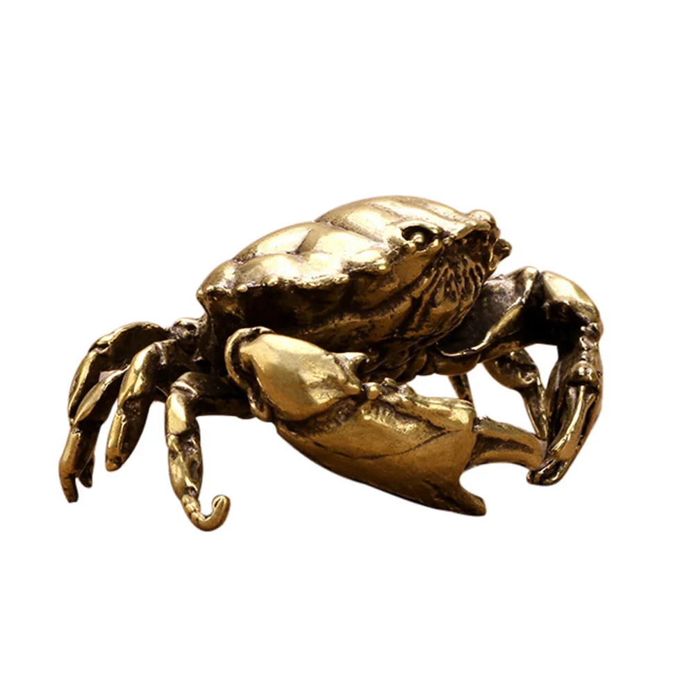 

Brass Crab Adornment Wealth Statue Crabmantis Statue Ocean Animals Model Crabstatue Crabstatue Aquarium Fish Tank Decor