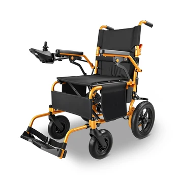 Sedia a rotelle elettrica pieghevole, carico massimo fino a 150 kg, motore da 500 W, batteria al litio da 13 Ah, autonomia di 24 km, facile da piegare e trasportare
