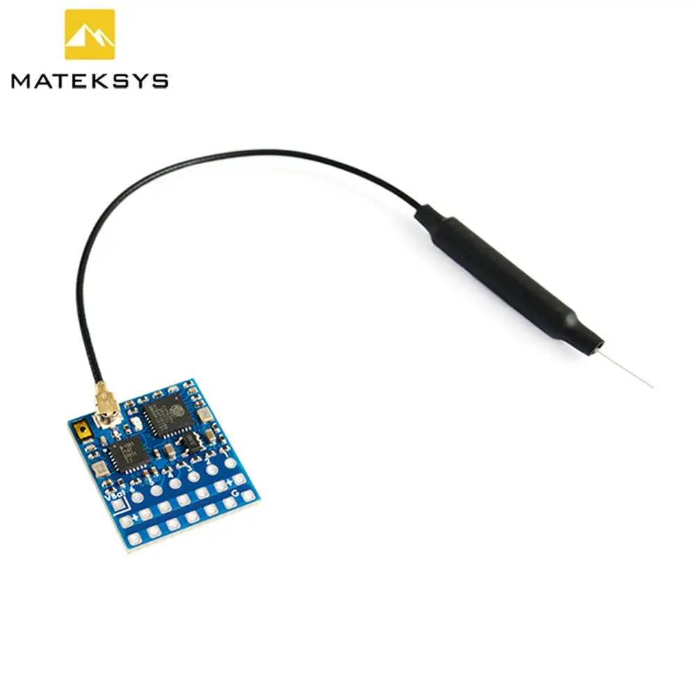 Récepteur ELRS 2.4GHz MATEK R24-P6 PWM 6 canaux avec VBat pour drone FPV