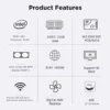 ZX01 PLUS Intel Alder Lake N100 MINI PC Windows 11 DDR5 12GB 128GB/256GB/512GB M.2 SSD WIFI5 BT4.2 MINI PC Gamer Computer 3
