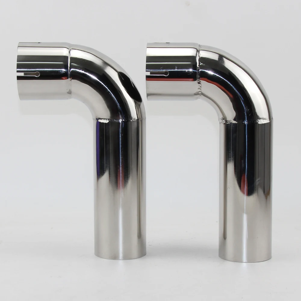 304 stainless steel elbow 90-degree butt elbow with unilateral grooves of 70mm welding elbow fittings welding pipe fittings welded elbow pipe fitting 73mm